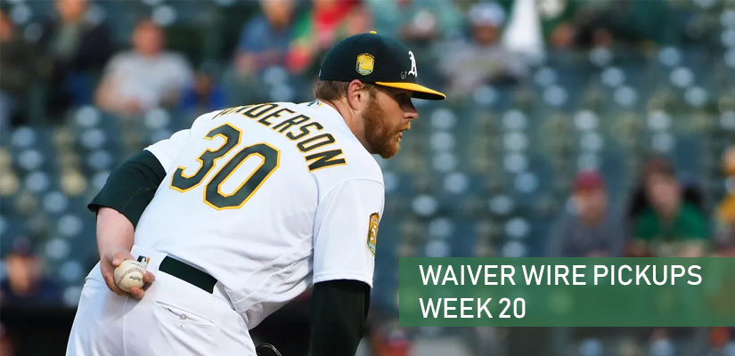 MLB Waiver Wire Pickups Week 20